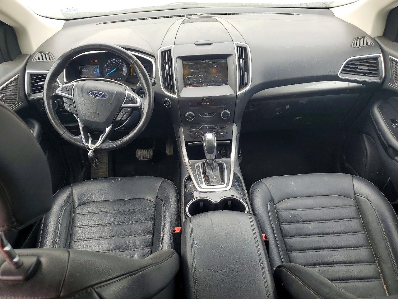 2015 Ford Edge Sel White vin: 2FMTK4J98FBB00779