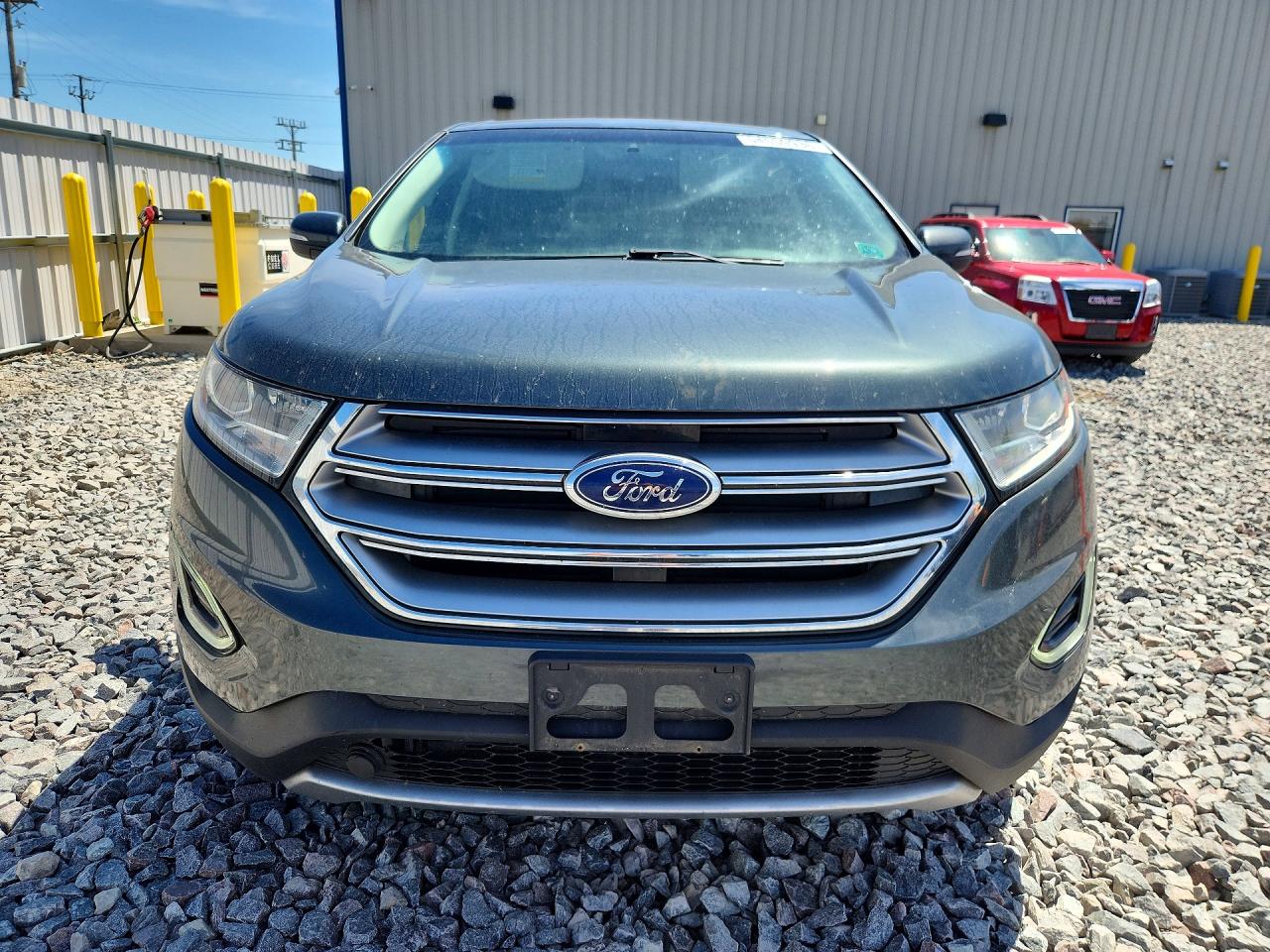 2015 Ford Edge Sel Зеленый vin: 2FMTK4J98FBB64921