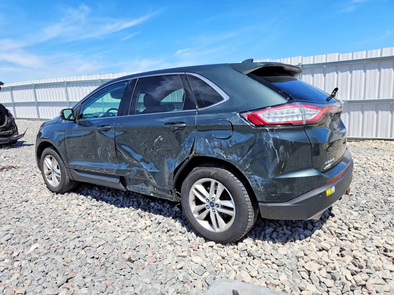 2015 Ford Edge Sel Зеленый vin: 2FMTK4J98FBB64921