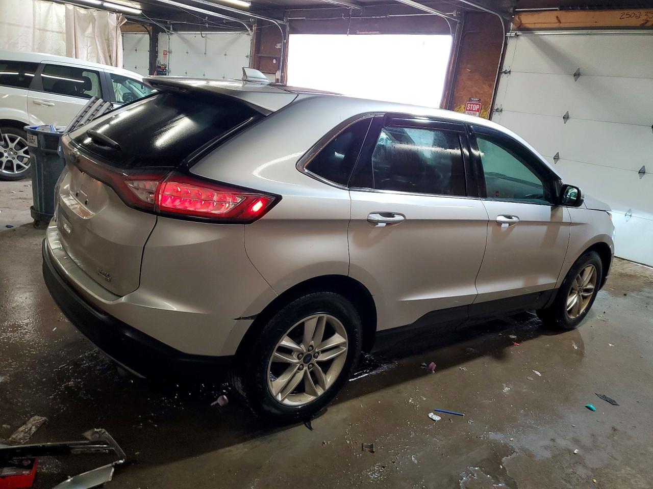 2015 Ford Edge Sel Серебряный vin: 2FMTK4J98FBB84358