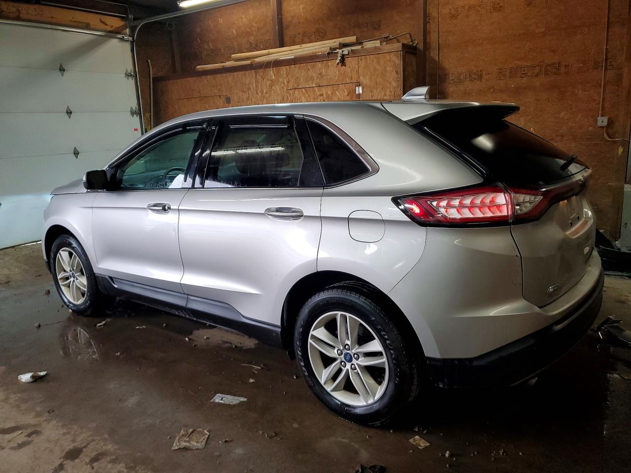 2015 Ford Edge Sel Серебряный vin: 2FMTK4J98FBB84358