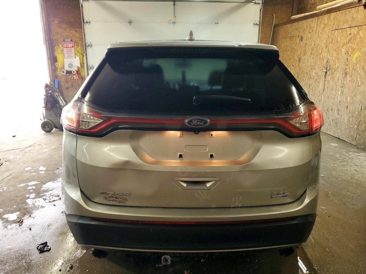 2015 Ford Edge Sel Серебряный vin: 2FMTK4J98FBB84358