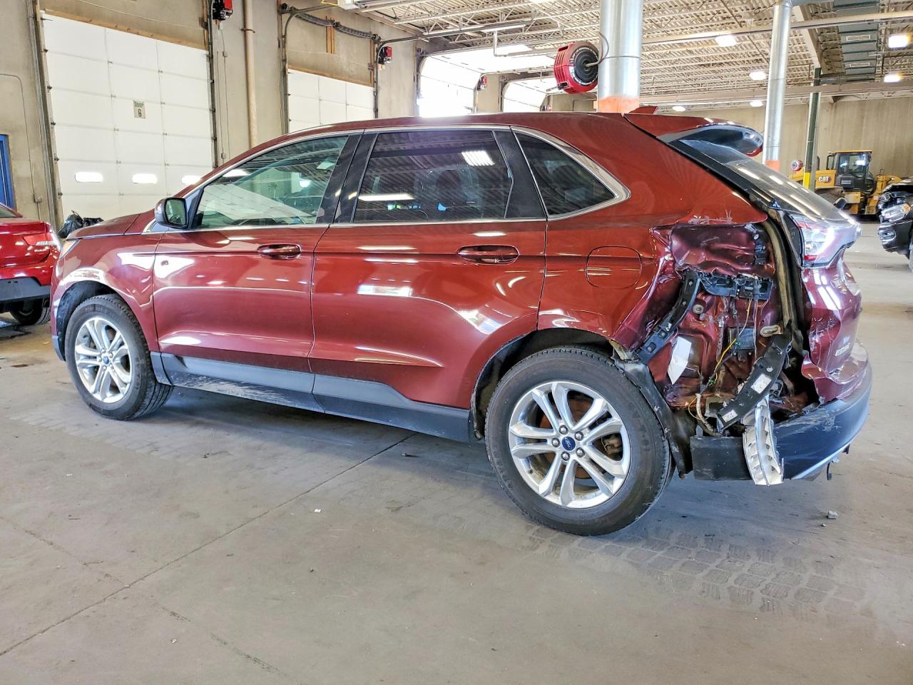 2015 Ford Edge Sel Коричневый vin: 2FMTK4J98FBB91763