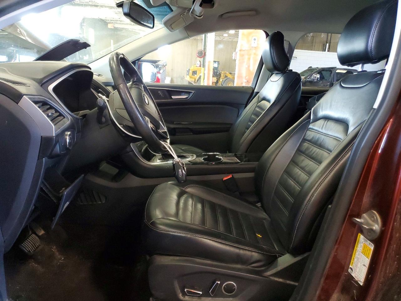 2015 Ford Edge Sel Коричневый vin: 2FMTK4J98FBB91763