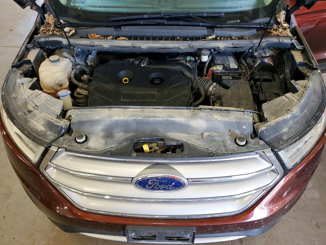 2015 Ford Edge Sel Коричневый vin: 2FMTK4J98FBB91763