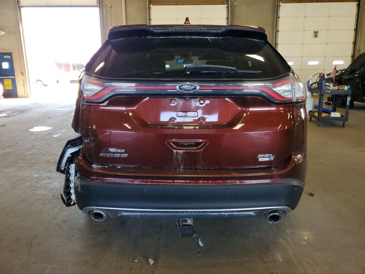 2015 Ford Edge Sel Коричневый vin: 2FMTK4J98FBB91763