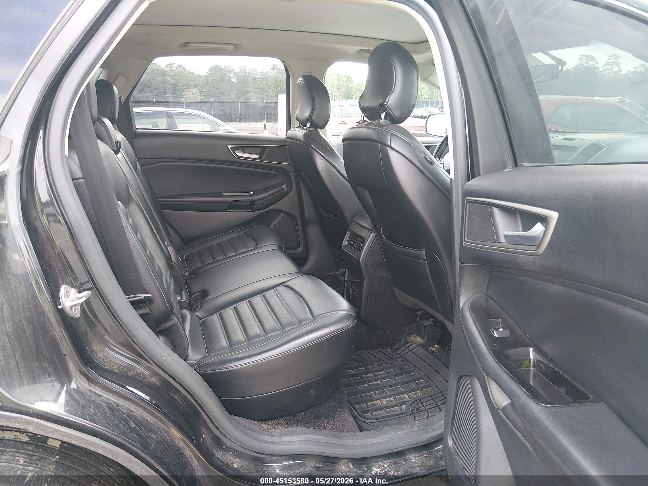 2015 Ford Edge Sel Black vin: 2FMTK4J98FBC05211
