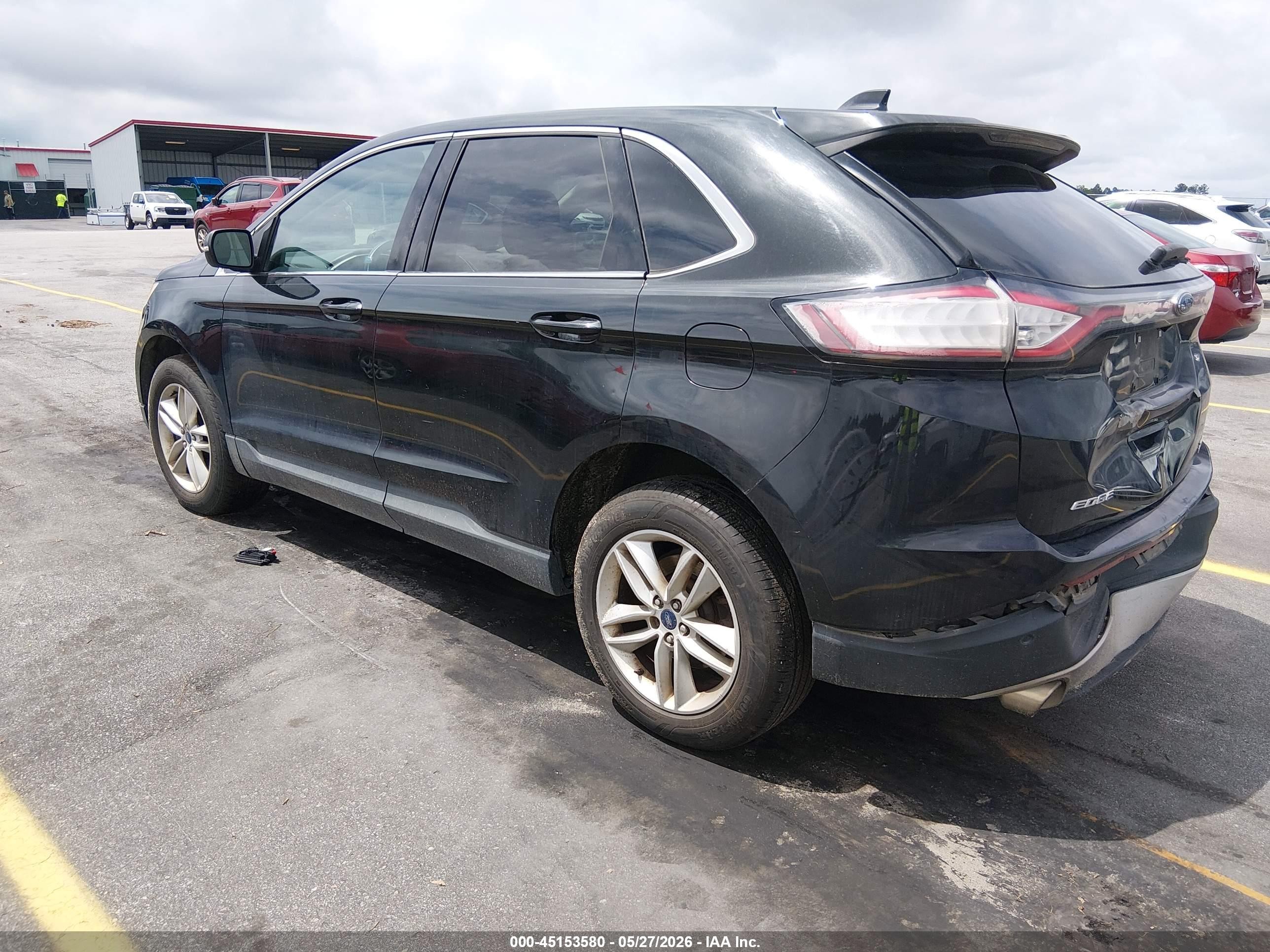 2015 Ford Edge Sel Black vin: 2FMTK4J98FBC05211