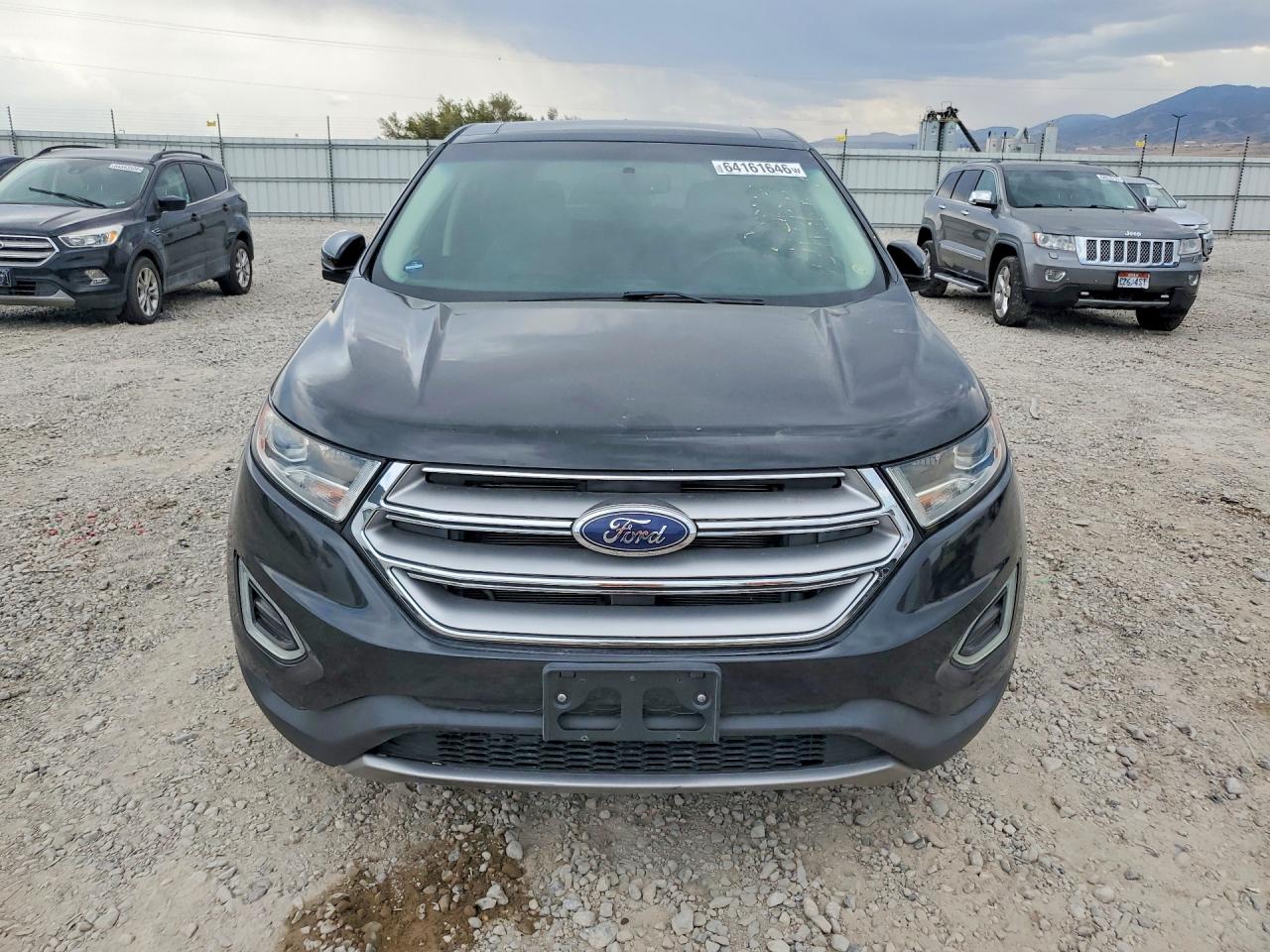 2015 Ford Edge Sel Black vin: 2FMTK4J98FBC21750