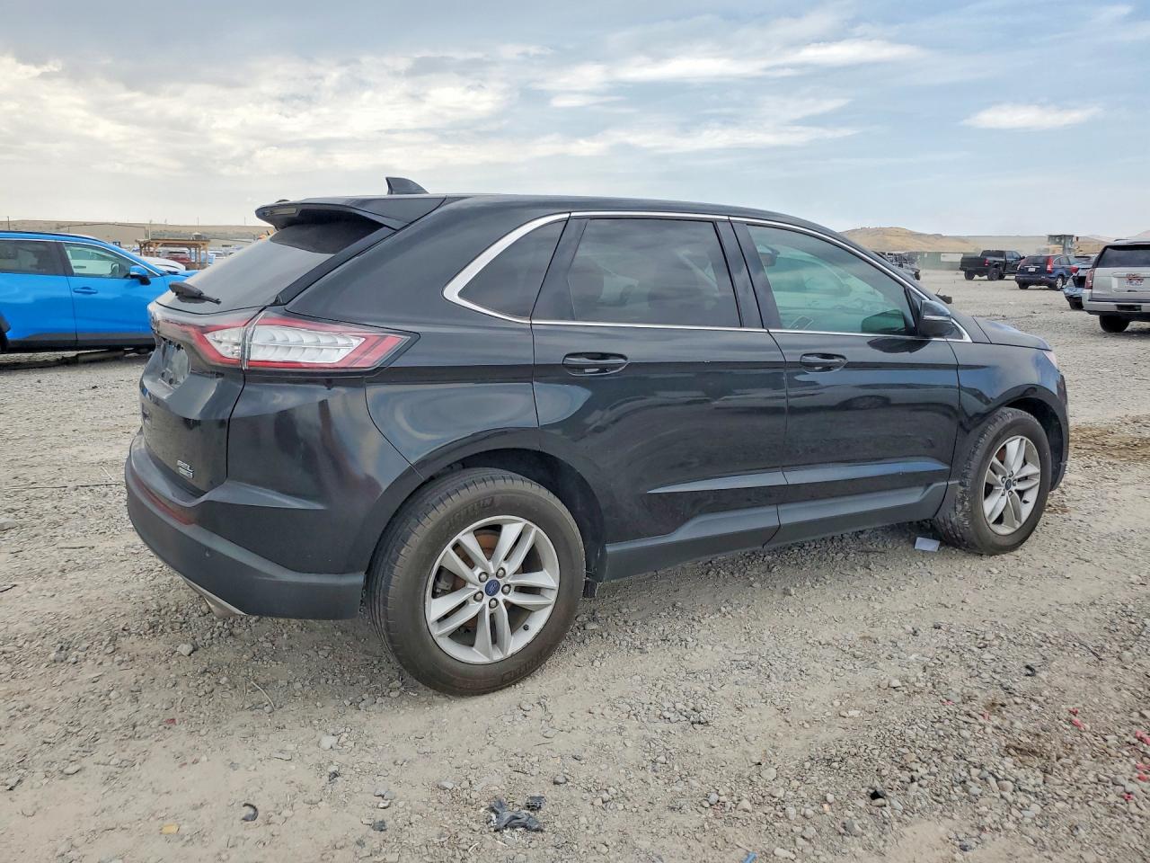 2015 Ford Edge Sel Black vin: 2FMTK4J98FBC21750