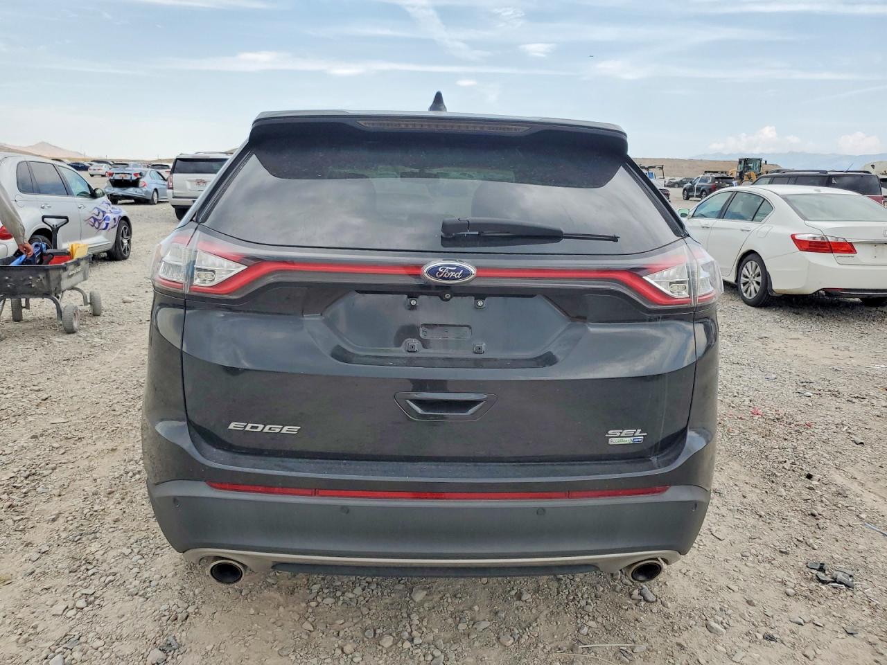 2015 Ford Edge Sel Black vin: 2FMTK4J98FBC21750