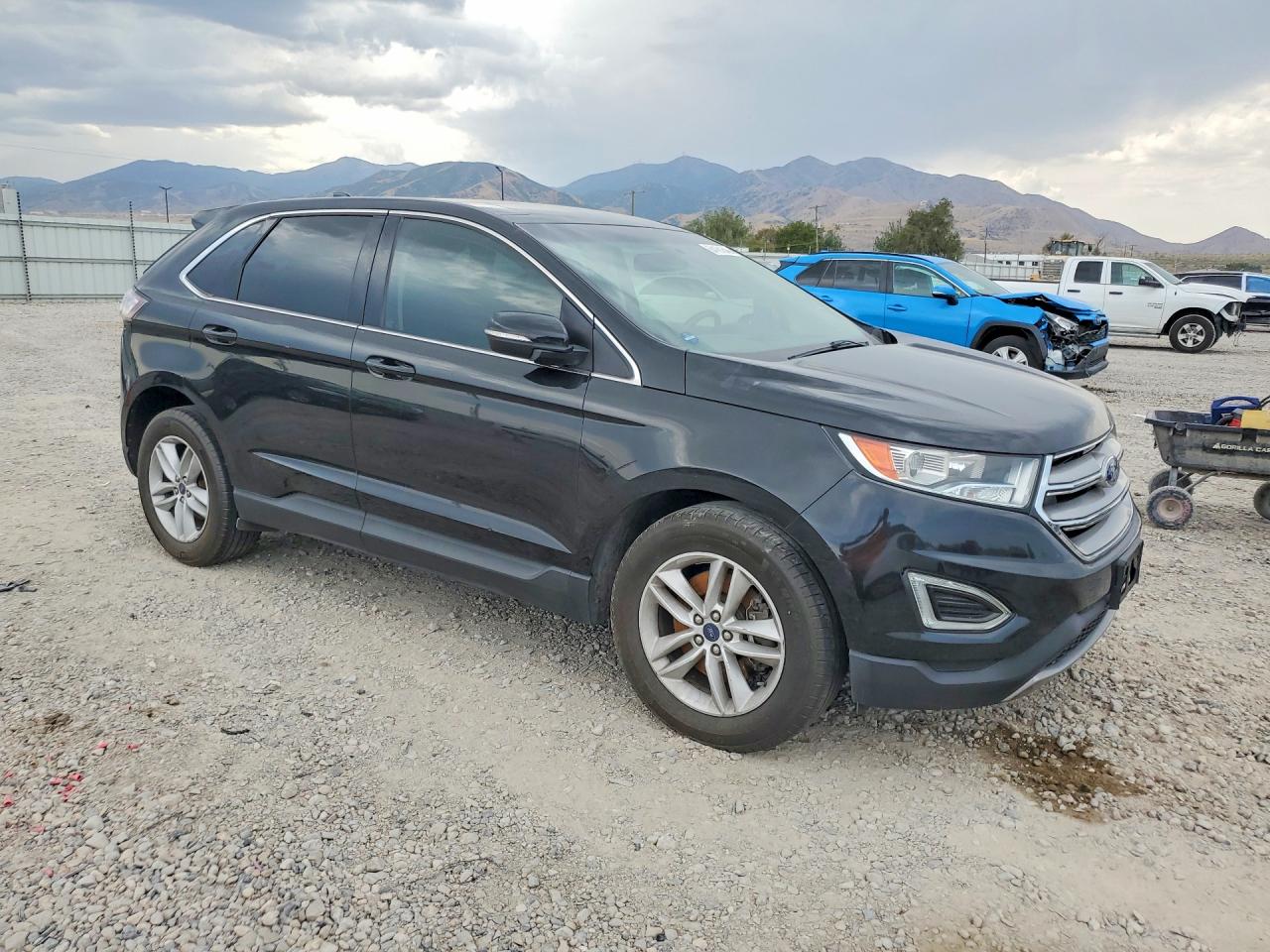 2015 Ford Edge Sel Black vin: 2FMTK4J98FBC21750
