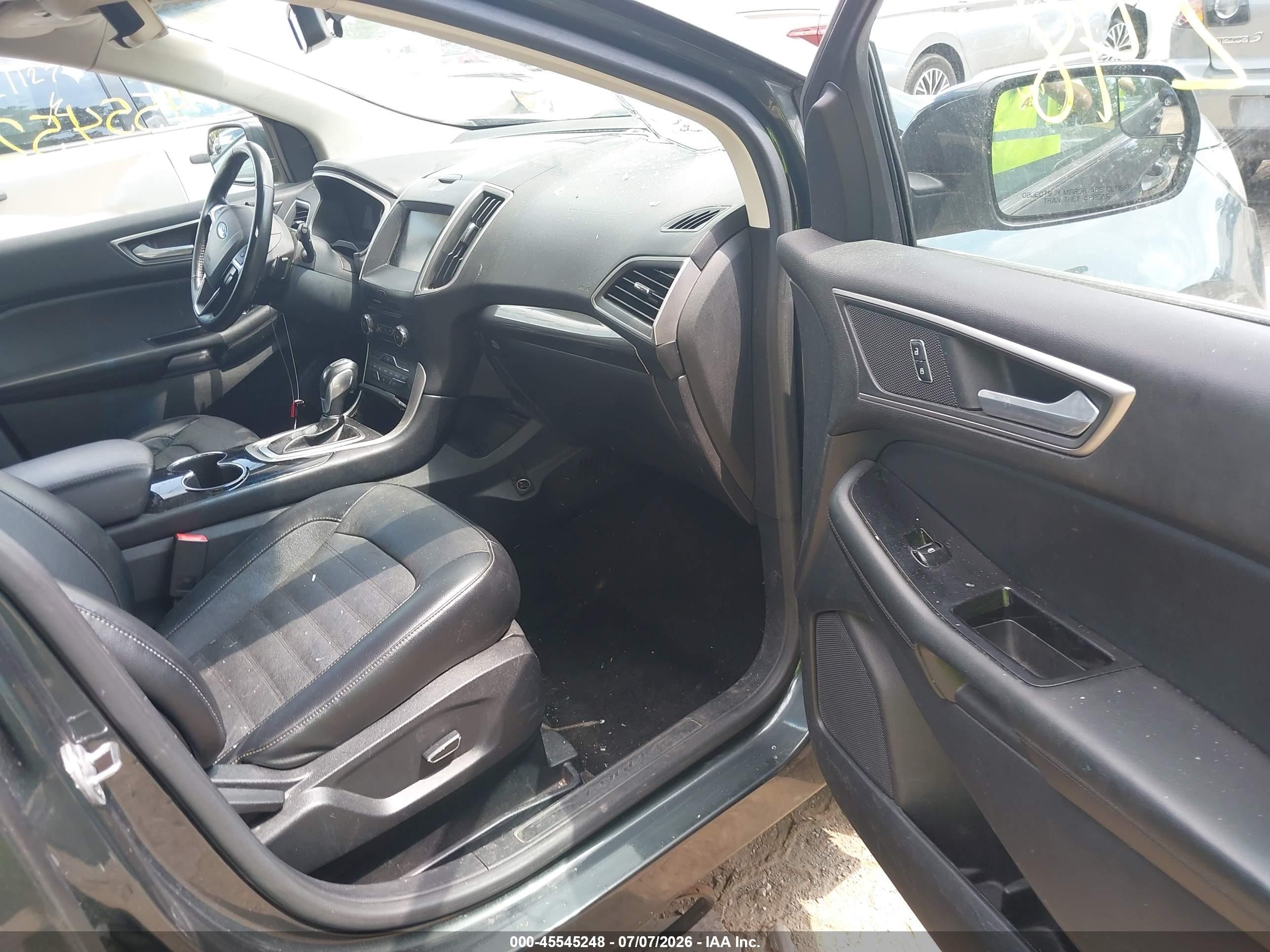 2015 Ford Edge Sel Green vin: 2FMTK4J99FBB02749