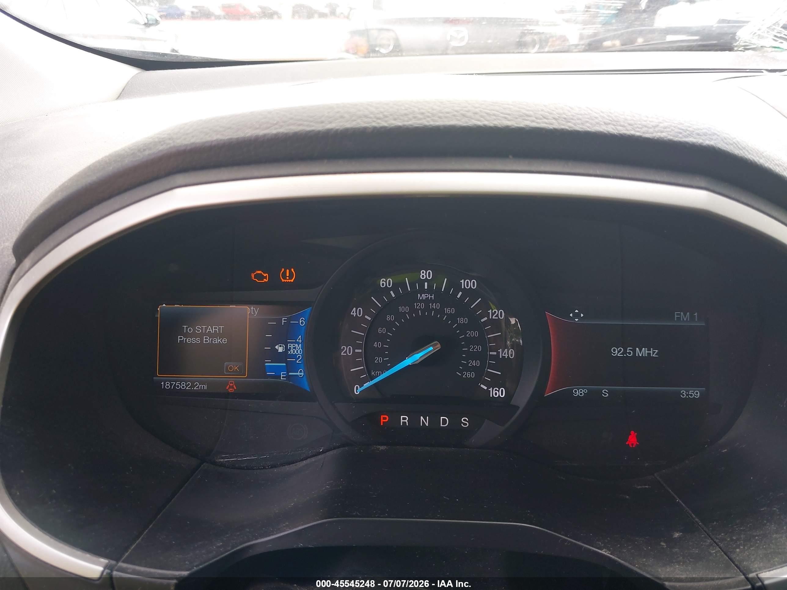 2015 Ford Edge Sel Green vin: 2FMTK4J99FBB02749