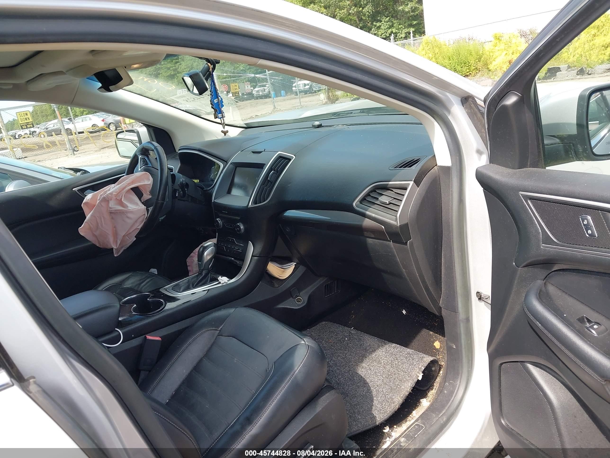 2015 Ford Edge Sel Silver vin: 2FMTK4J99FBB31815