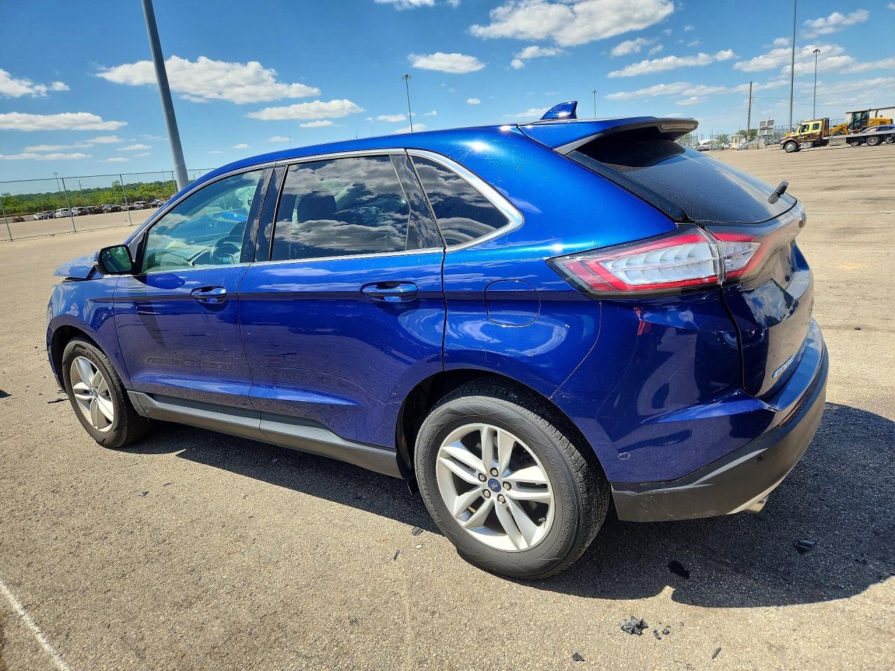2015 Ford Edge Sel Blue vin: 2FMTK4J99FBB40580