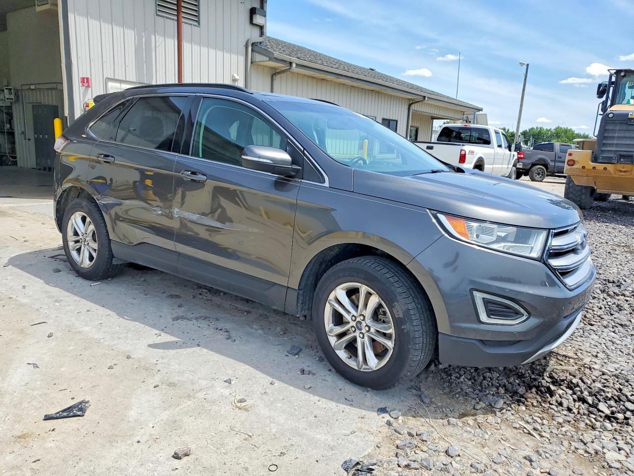 2015 Ford Edge Sel Gray vin: 2FMTK4J99FBB44743
