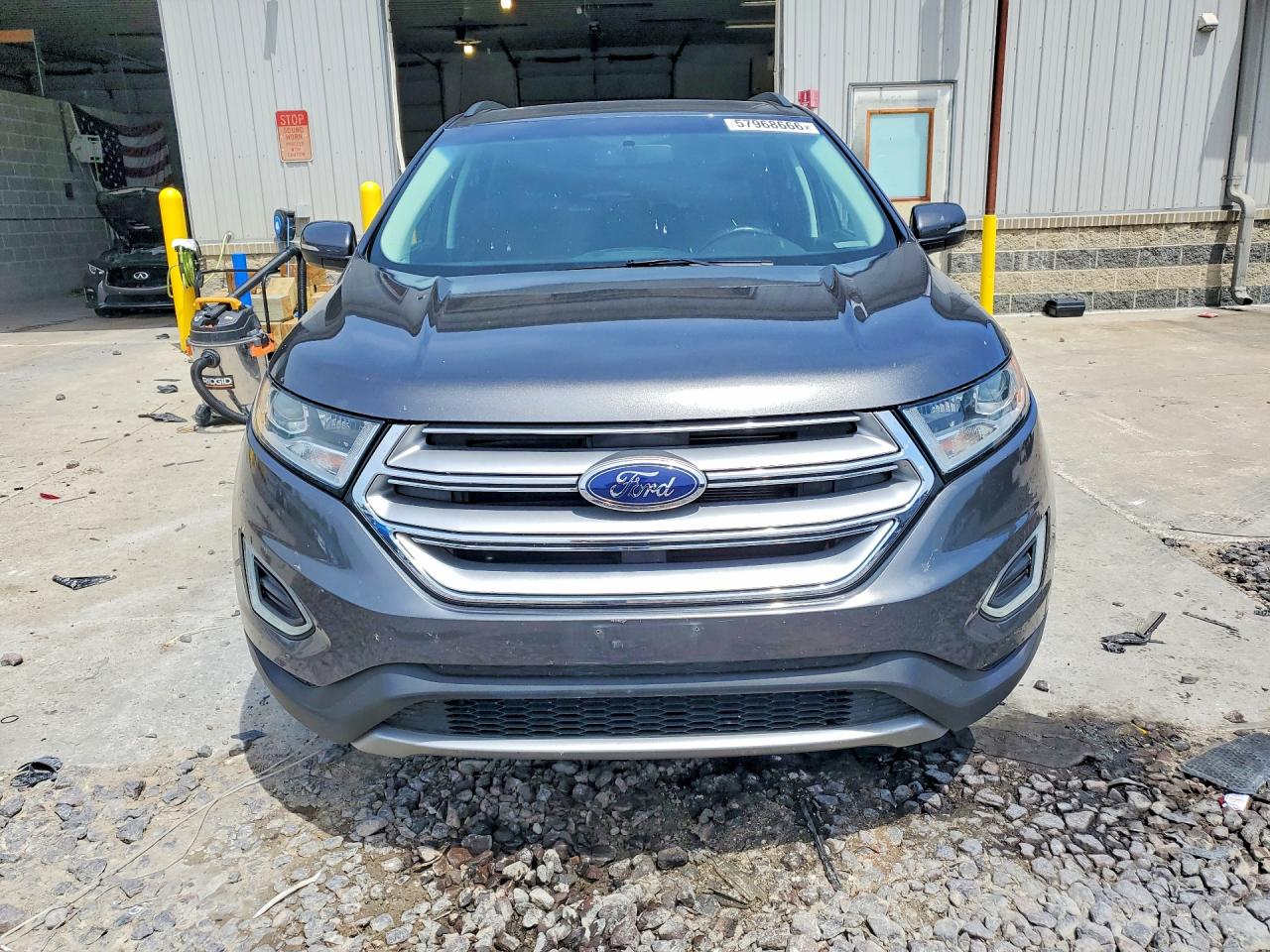 2015 Ford Edge Sel Gray vin: 2FMTK4J99FBB44743