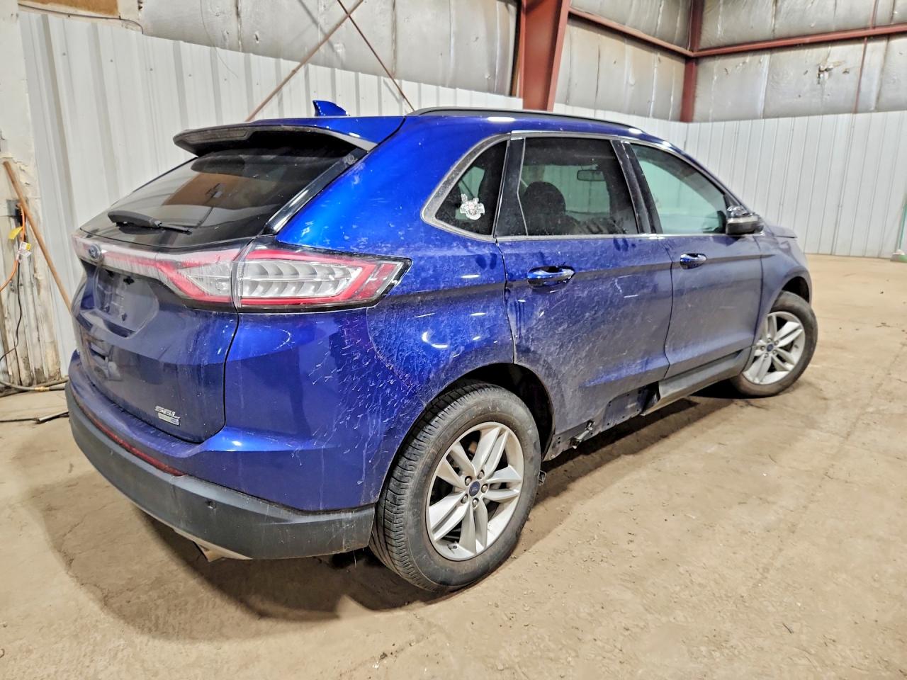 2015 Ford Edge Sel Blue vin: 2FMTK4J99FBB93117