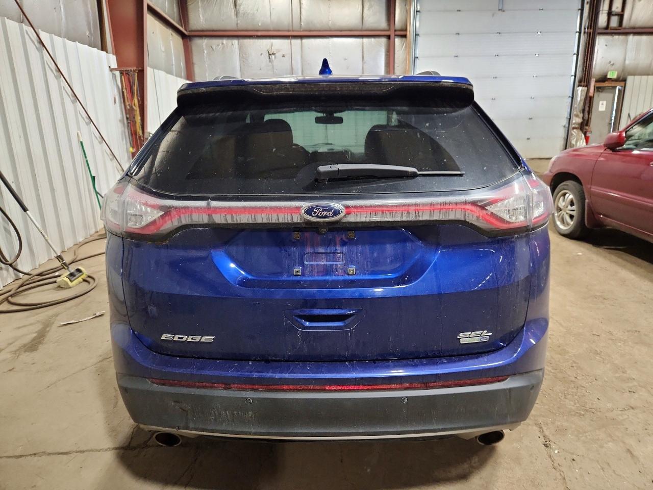 2015 Ford Edge Sel Blue vin: 2FMTK4J99FBB93117