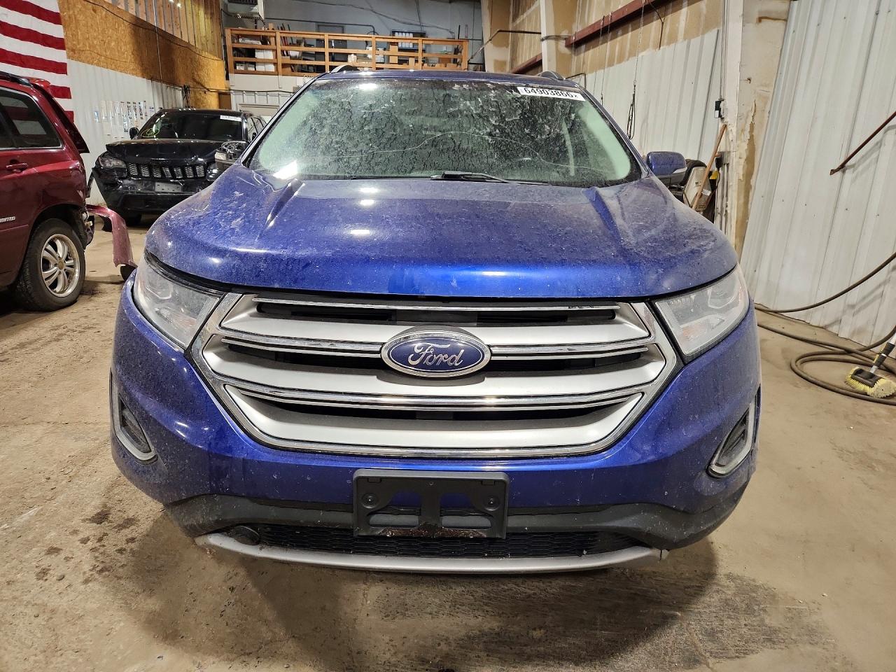 2015 Ford Edge Sel Blue vin: 2FMTK4J99FBB93117