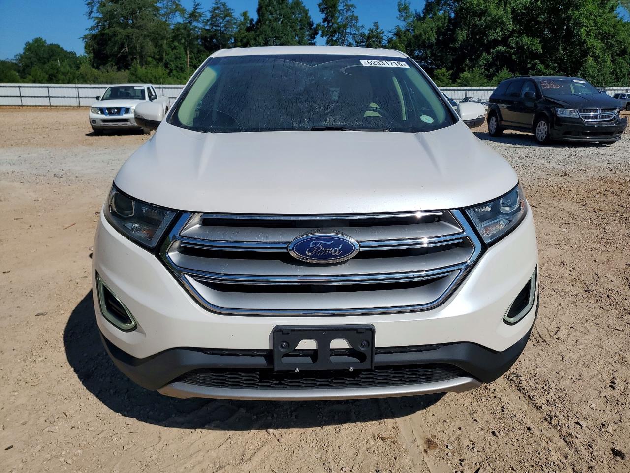 2015 Ford Edge Sel White vin: 2FMTK4J99FBC14726