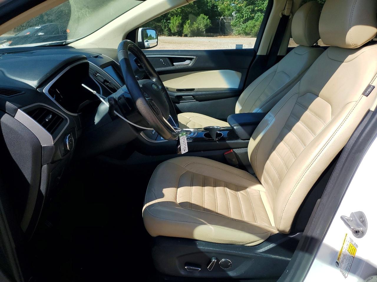 2015 Ford Edge Sel White vin: 2FMTK4J99FBC14726