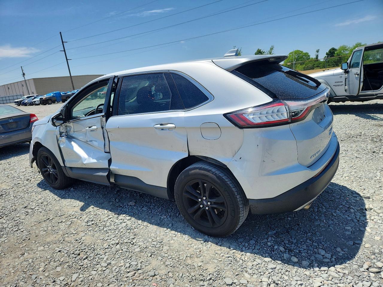2015 Ford Edge Sel Silver vin: 2FMTK4J99FBC25760