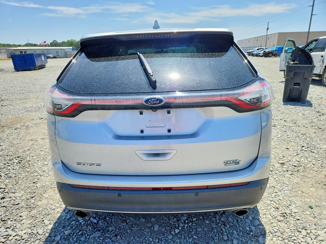 2015 Ford Edge Sel Silver vin: 2FMTK4J99FBC25760
