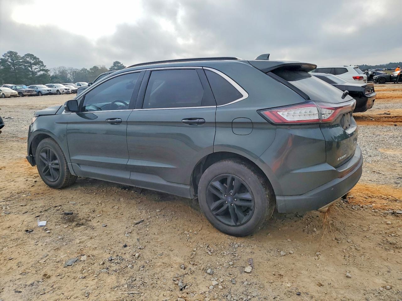 2015 Ford Edge Sel Green vin: 2FMTK4J9XFBB02792