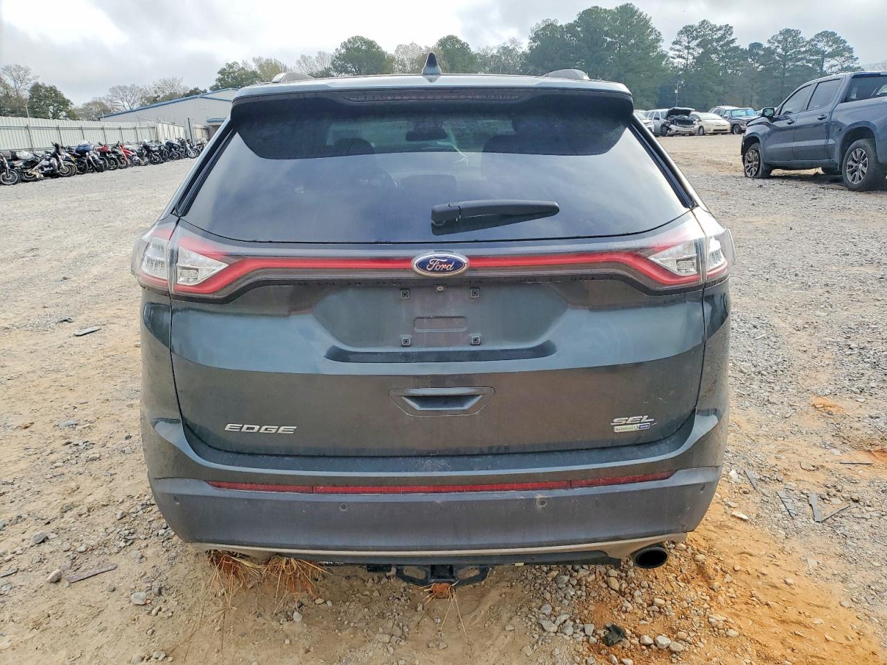 2015 Ford Edge Sel Green vin: 2FMTK4J9XFBB02792