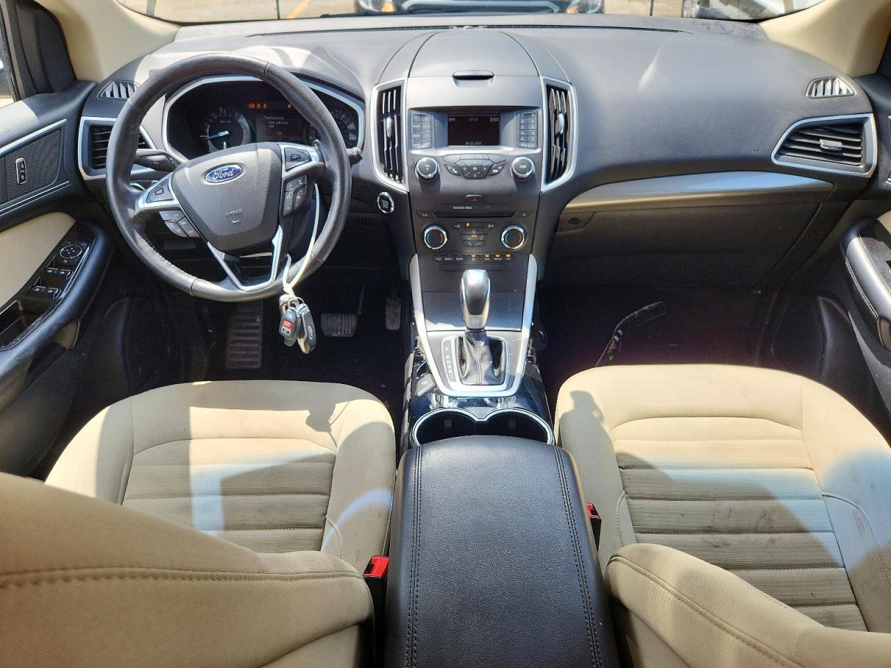 2015 Ford Edge Sel Gray vin: 2FMTK4J9XFBB16854