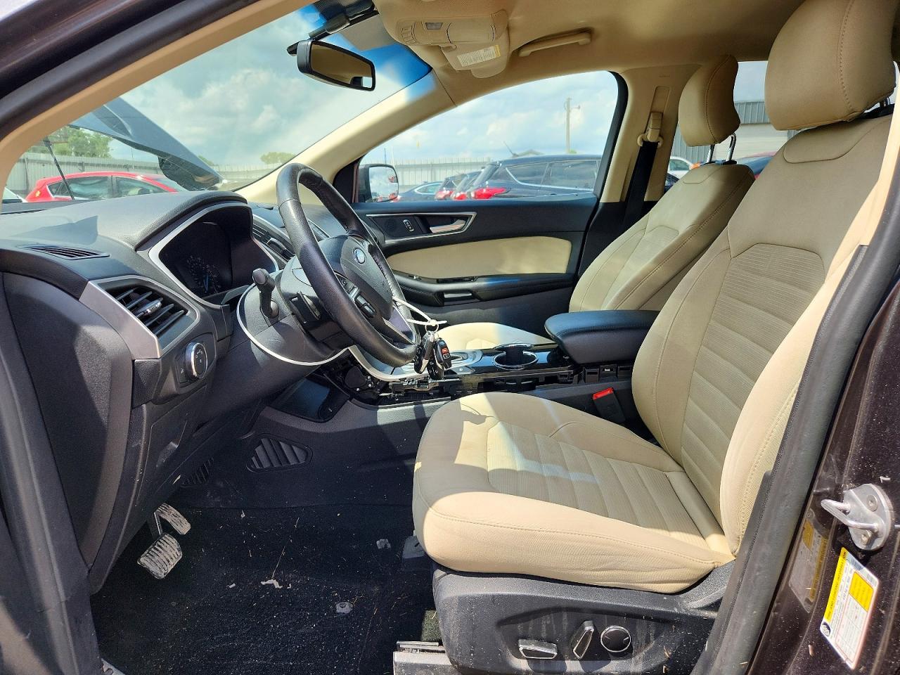 2015 Ford Edge Sel Gray vin: 2FMTK4J9XFBB16854