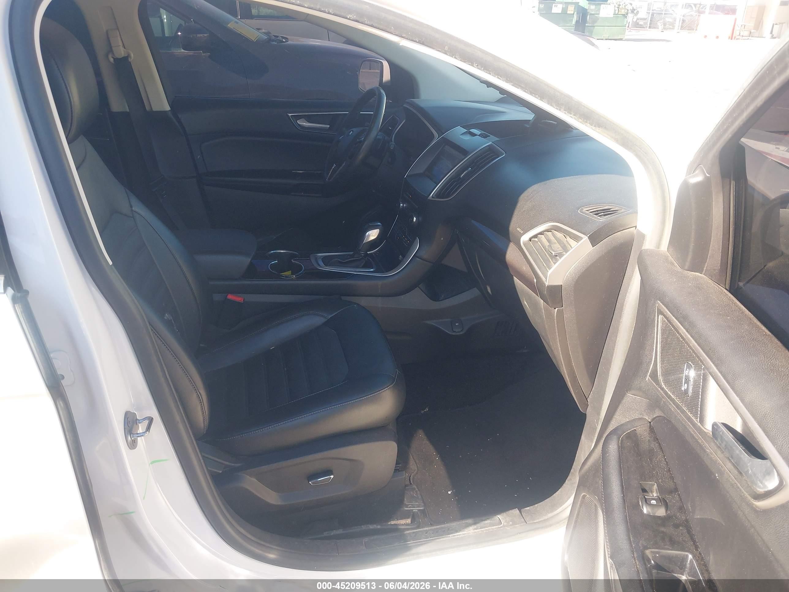 2015 Ford Edge Sel White vin: 2FMTK4J9XFBB33914