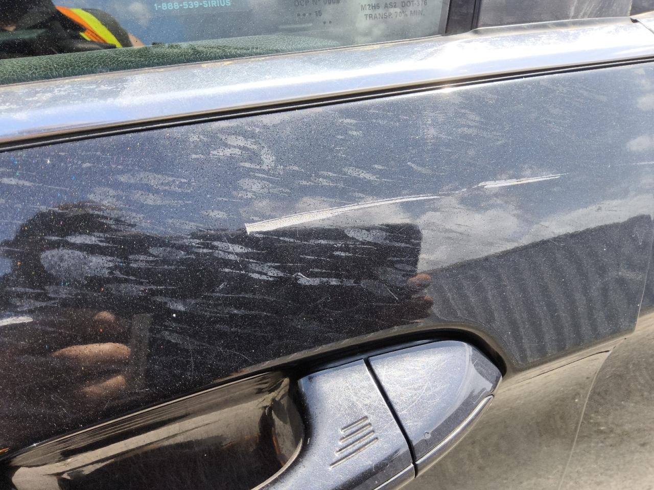2015 Ford Edge Sel Black vin: 2FMTK4J9XFBB45285 Damage: Left Front Door, Heavy Scratch, 1 To 2 Inches