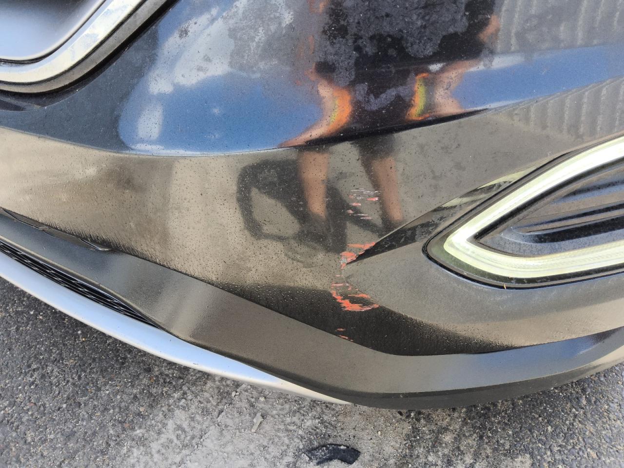 2015 Ford Edge Sel Black vin: 2FMTK4J9XFBB45285 Damage: Front Bumper, Heavy Scratch, 1 To 2 Inches