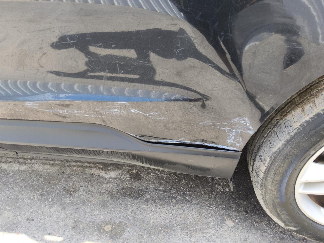 2015 Ford Edge Sel Black vin: 2FMTK4J9XFBB45285 Damage: Left Rear Door, Severe Damage, Replacement Required