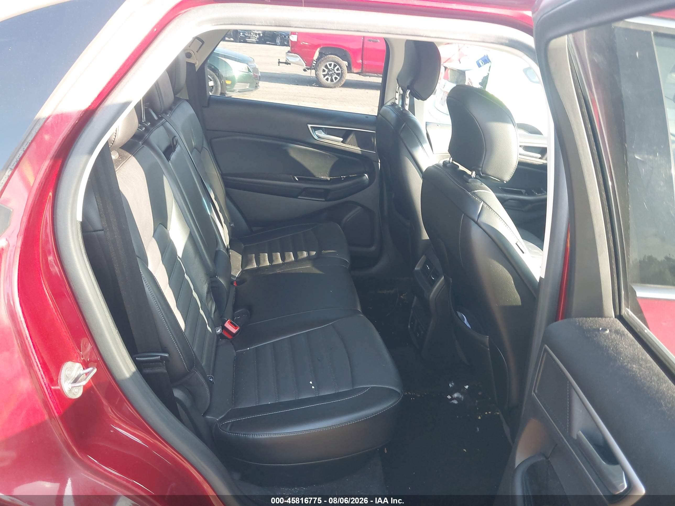 2015 Ford Edge Sel Red vin: 2FMTK4J9XFBB71269