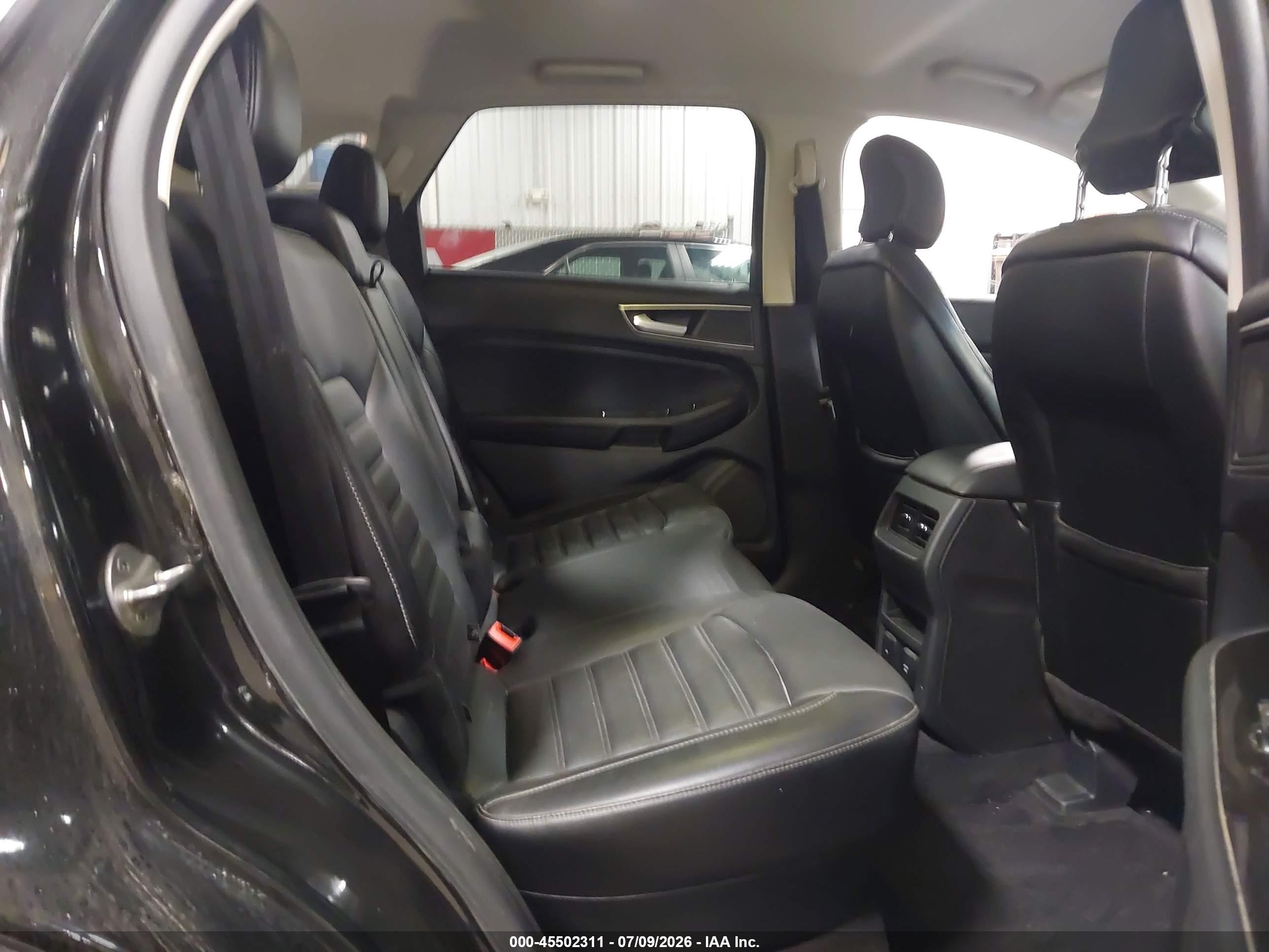 2015 Ford Edge Sel Black vin: 2FMTK4J9XFBC39912