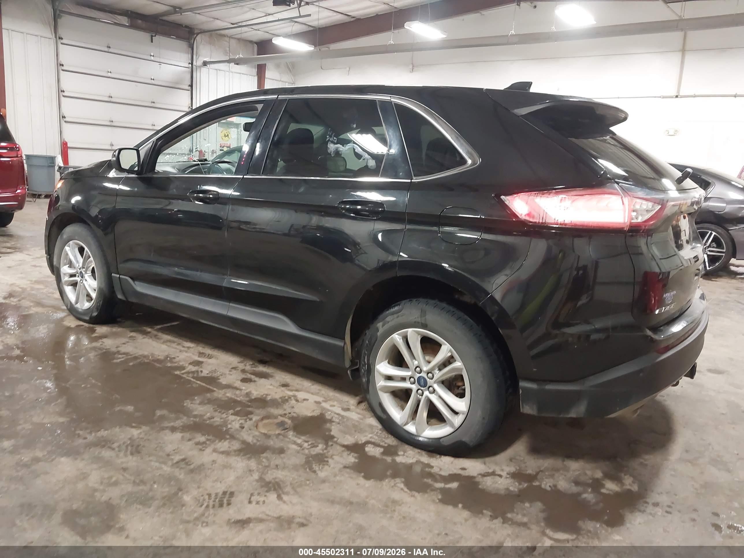 2015 Ford Edge Sel Black vin: 2FMTK4J9XFBC39912