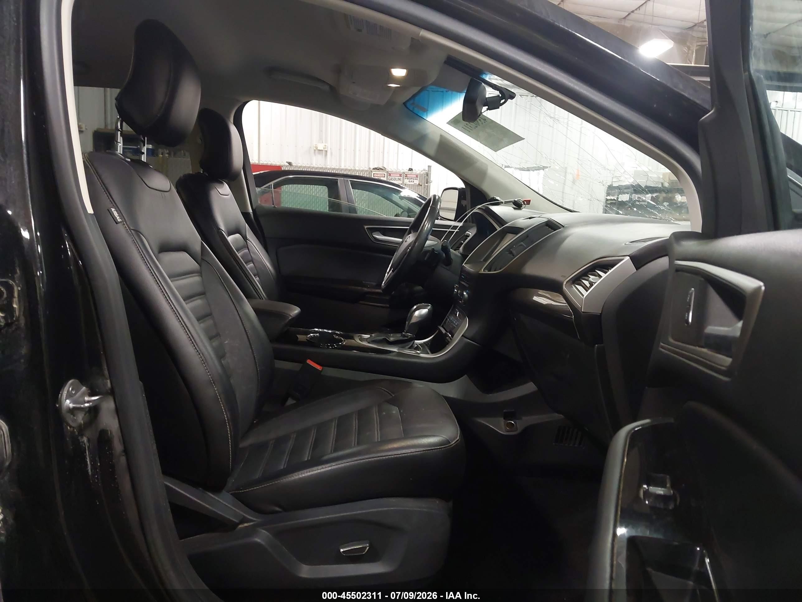 2015 Ford Edge Sel Black vin: 2FMTK4J9XFBC39912