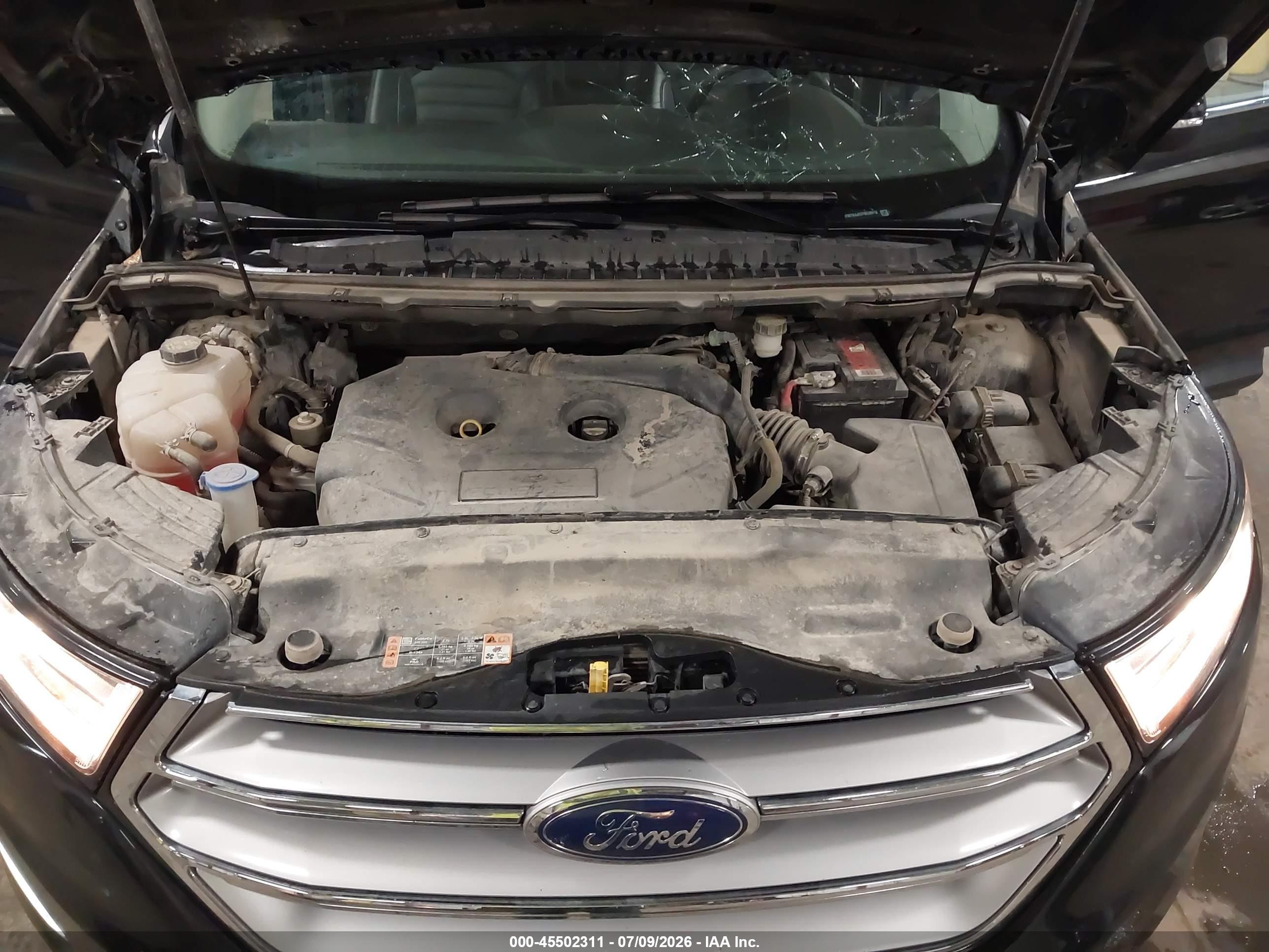 2015 Ford Edge Sel Black vin: 2FMTK4J9XFBC39912