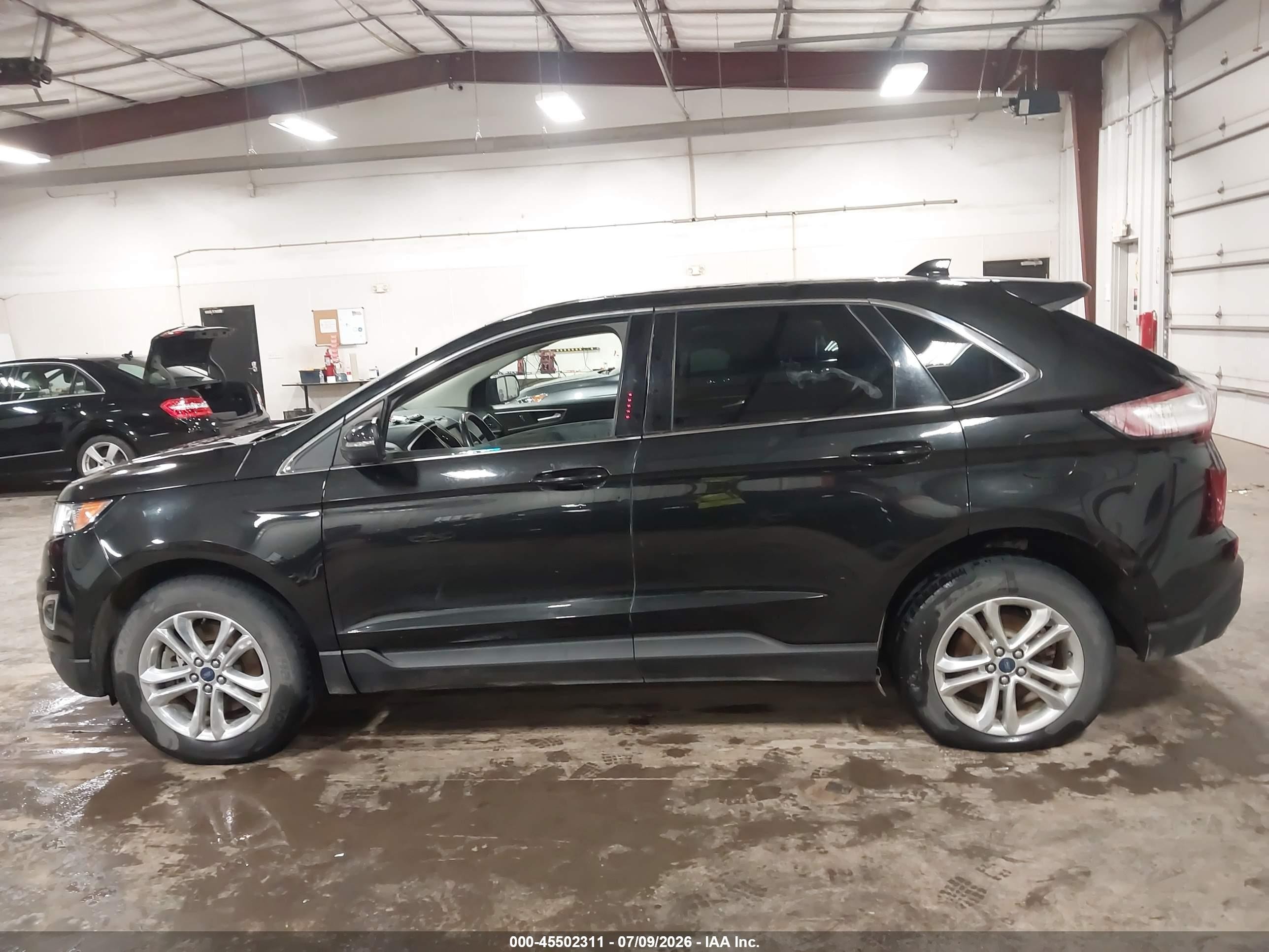2015 Ford Edge Sel Black vin: 2FMTK4J9XFBC39912