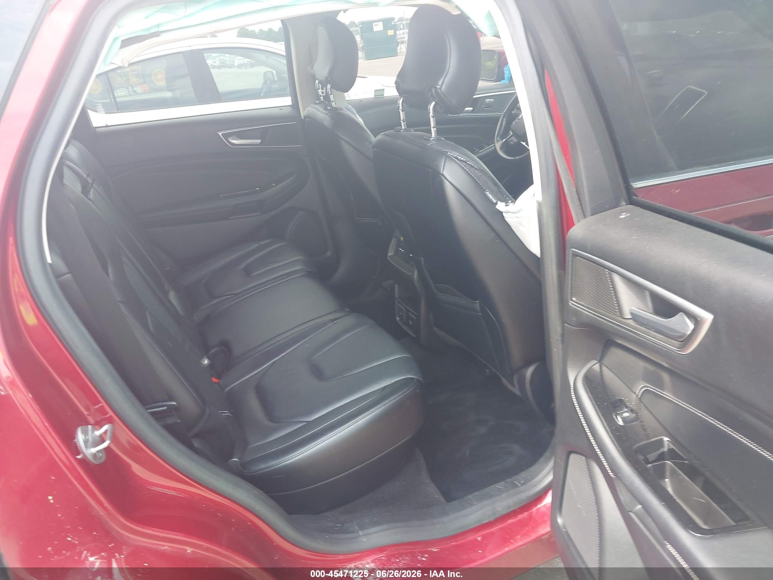 2015 Ford Edge Titanium Burgundy vin: 2FMTK4K80FBB19283