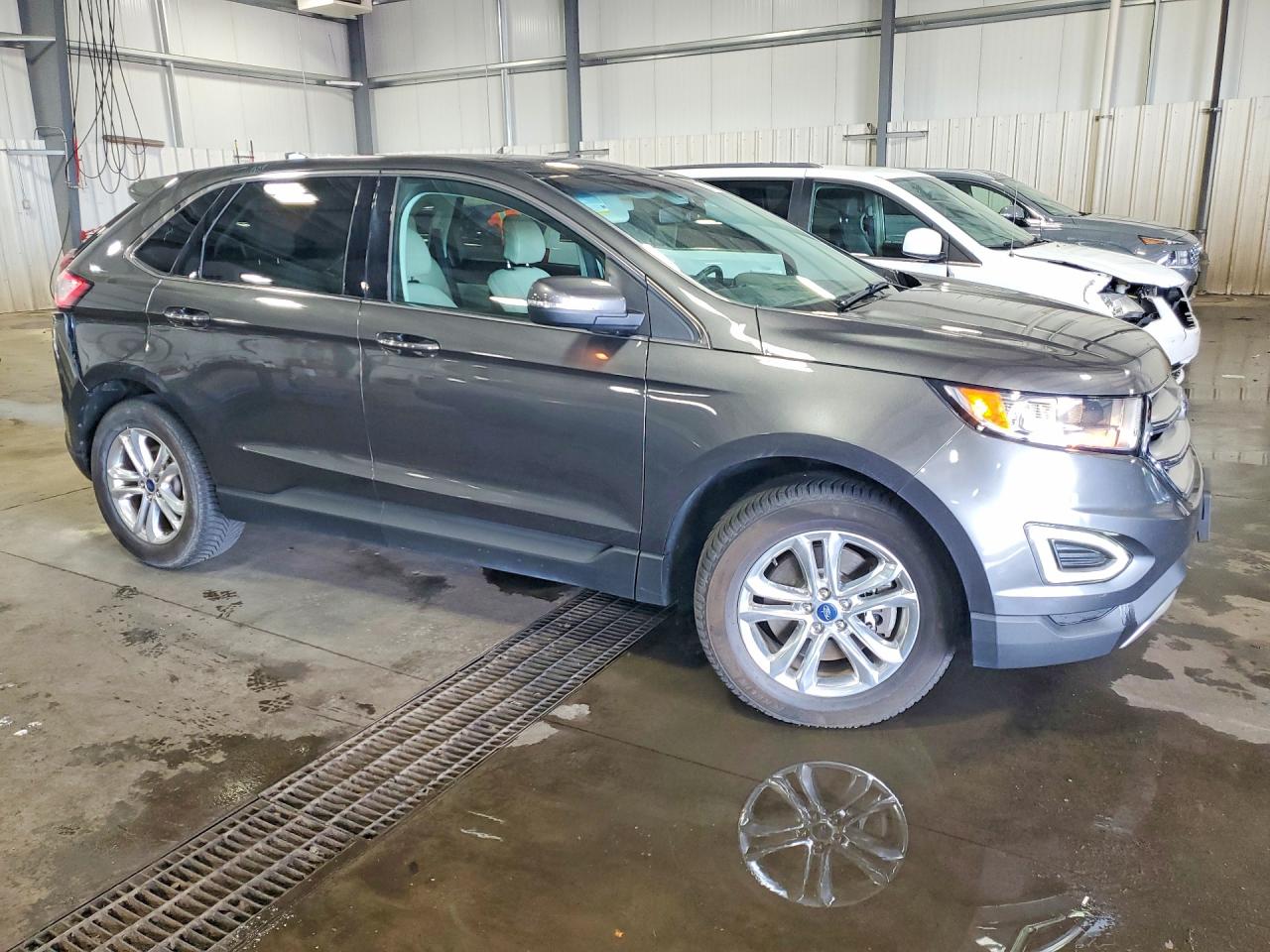 2015 Ford Edge Titanium Silver vin: 2FMTK4K80FBB66958