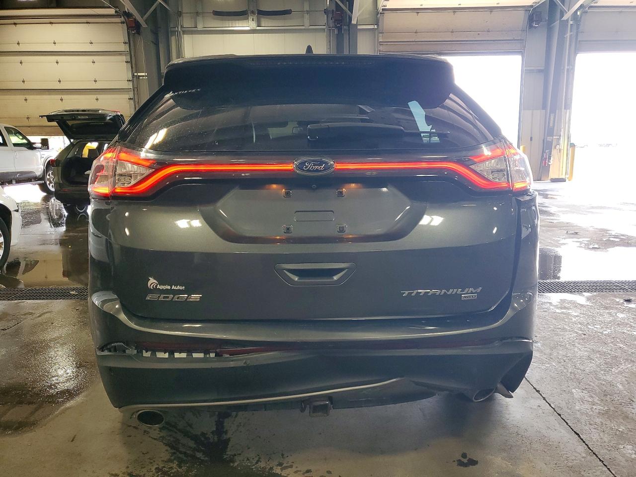 2015 Ford Edge Titanium Silver vin: 2FMTK4K80FBB66958