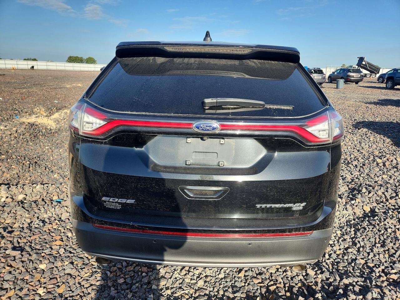 2015 Ford Edge Titanium Black vin: 2FMTK4K81FBB81078