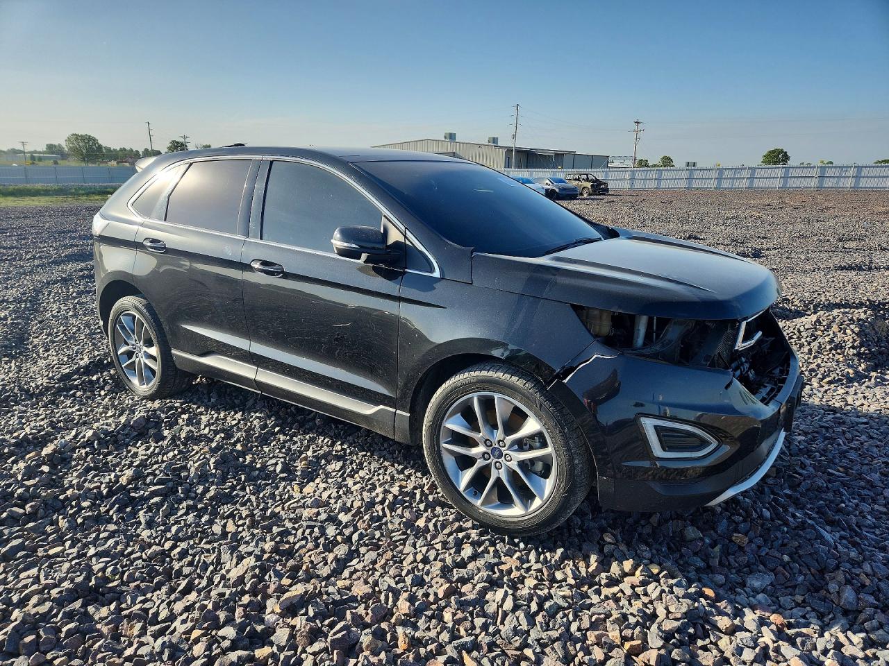 2015 Ford Edge Titanium Black vin: 2FMTK4K81FBB81078