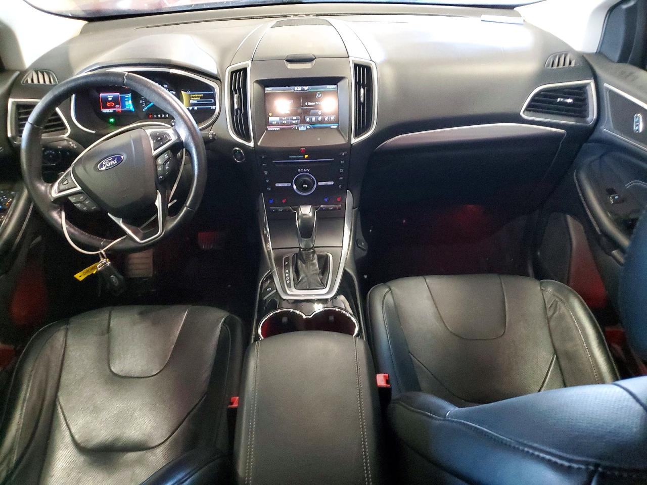 2015 Ford Edge Titanium Red vin: 2FMTK4K82FBC31583