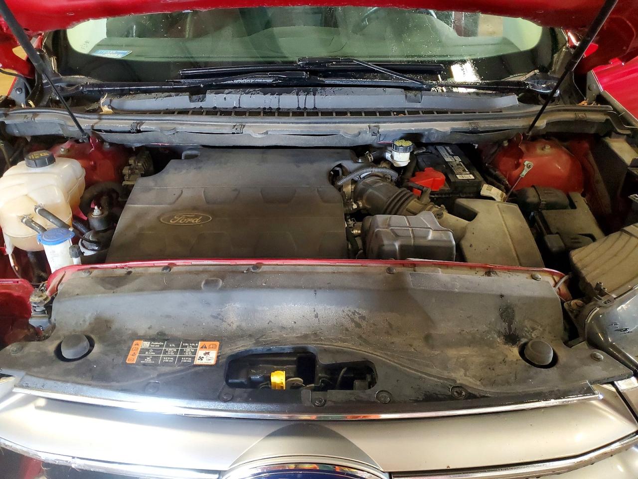 2015 Ford Edge Titanium Red vin: 2FMTK4K82FBC31583